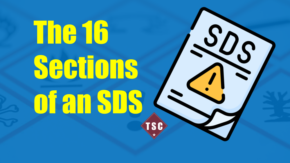 16 sections of an SDS
